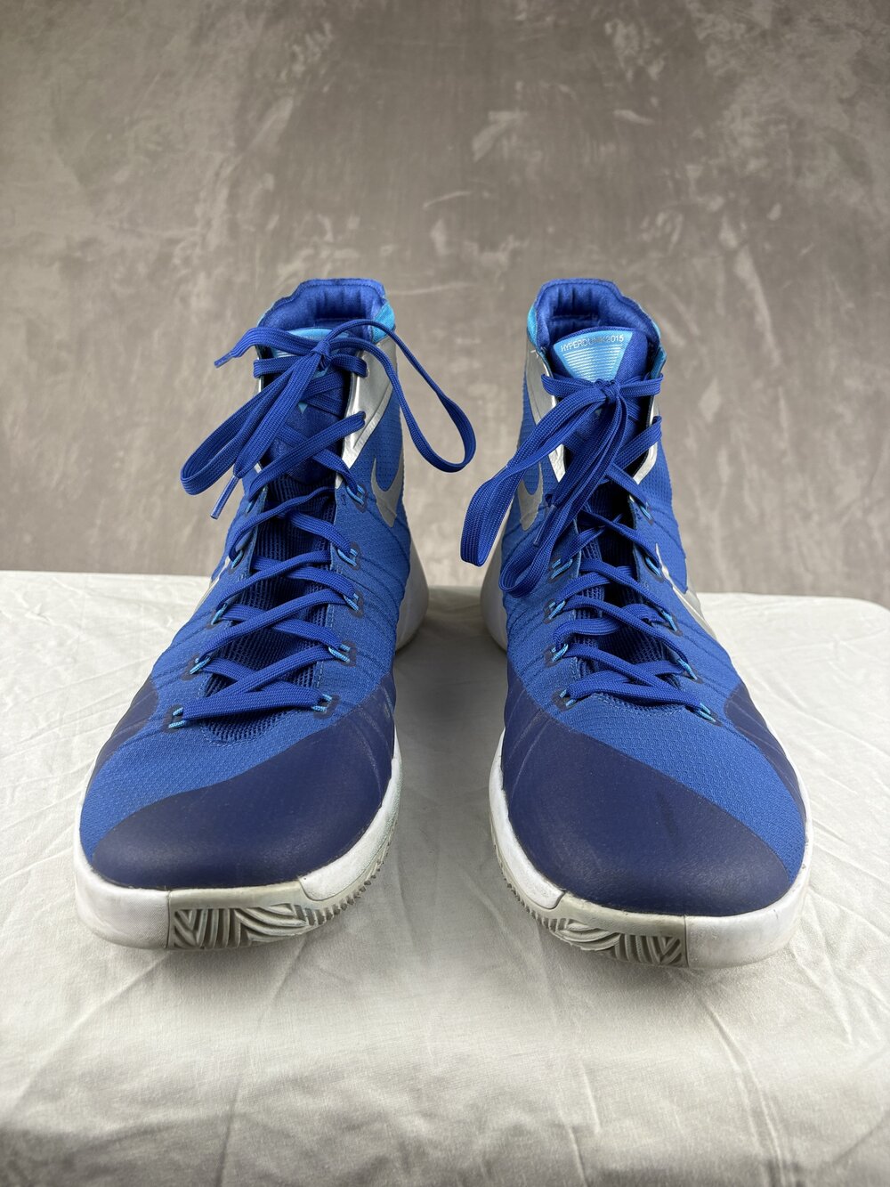 Nike High-Top Basketball Sneakers Sz 14 Blue/White - Picture 5 of 8